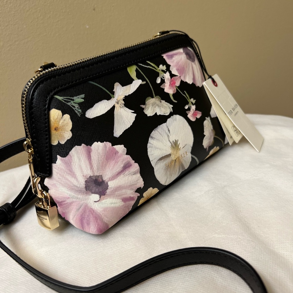 Ted Baker Floral Crossbody Bag NWT - Picture 3 of 12